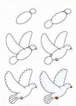 рисунки поэтапно на тему "Война - не мир" с детьми к 9 мая