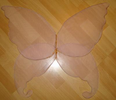 как сделать крылья бабочки