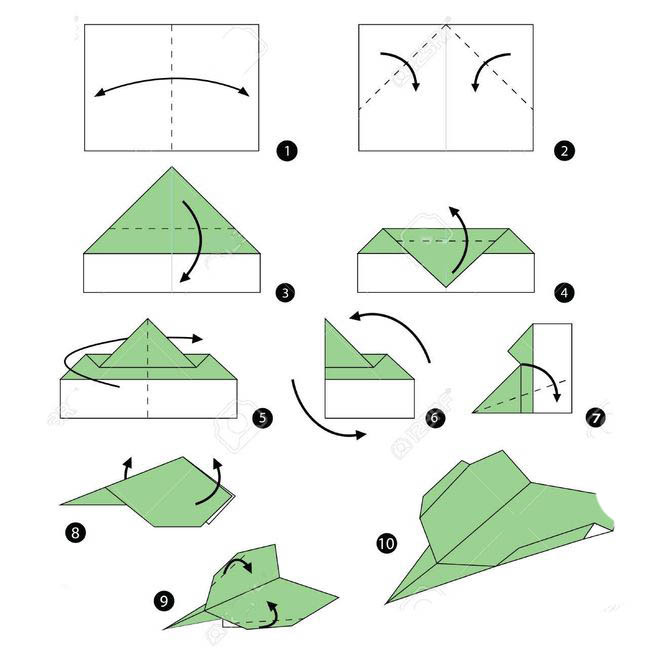 Как сделать из бумаги самолет без клея, который летает 100 метров?