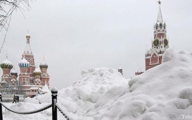 снег Москва