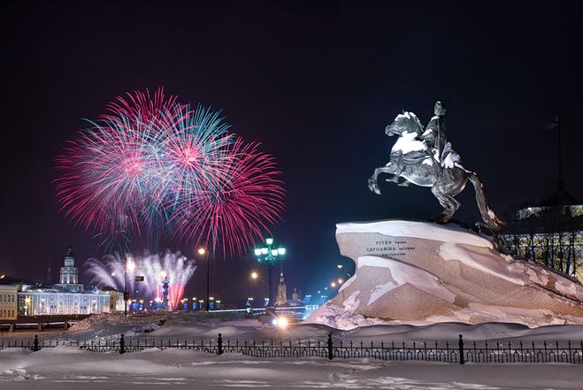 Новый Год в Санкт-Петербурге.
