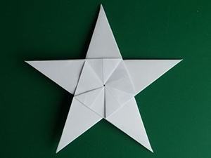 звезда оригами из бумаги поэтапно своими руками мастер-класс