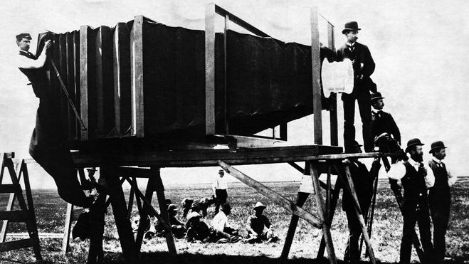 телеобъектив 1900 год