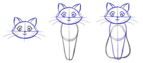 как рисовать кота
