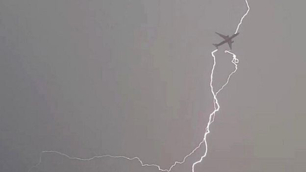 насколько опасна молния для самолета, может ли молния сбить самолет