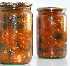 Баклажаны в томатном соусе в мультиварке