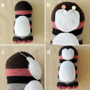 пингвин из носка