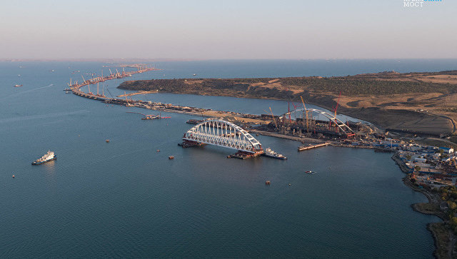 Керченский мост, строительство Крымского моста