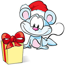 прикольный подарок на Новый год 2020 Мыши (Крысы)
