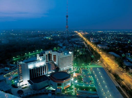 ночной Ташкент