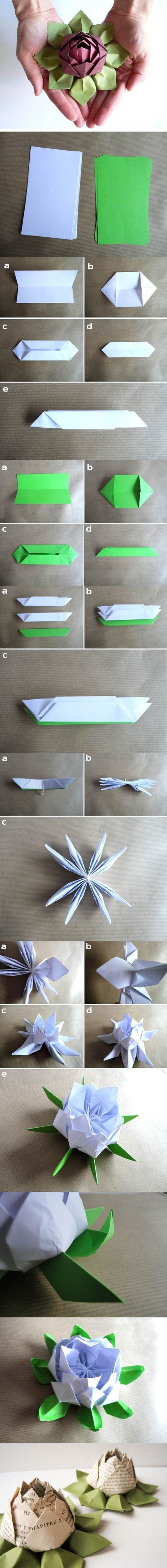 лотос оригами своими руками
