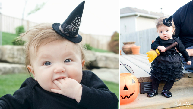 Как сшит; маленькую шляпку для маленькой ведьмочка на Хэллоуин