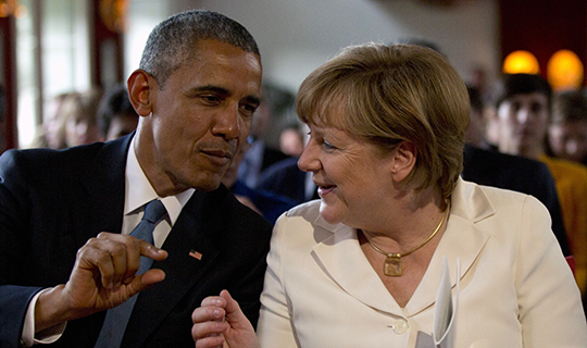 Барак Обама; Президент США; Меркель; Встреча; Супердержава