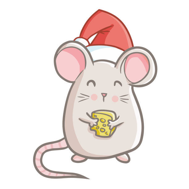 Картинка новогодняя мышка