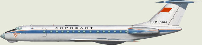 пассажирский самолёт Ту-134