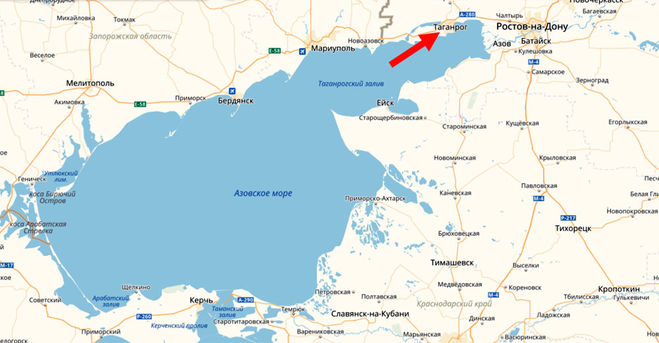 Азовское море и Таганрогский залив