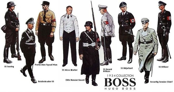 текст при наведении - униформа нацистской Германии