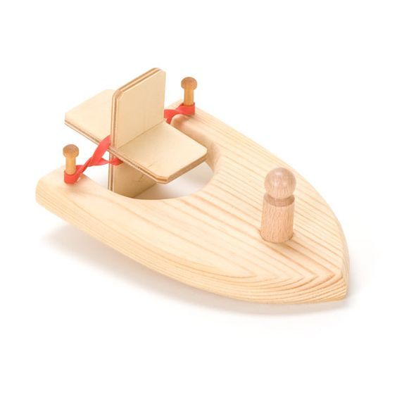 поделка корабль игрушечный из дерева